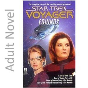 Vintage Star Trek Voyager: Equinox adult novel paperback 1999 by Diane Carry
